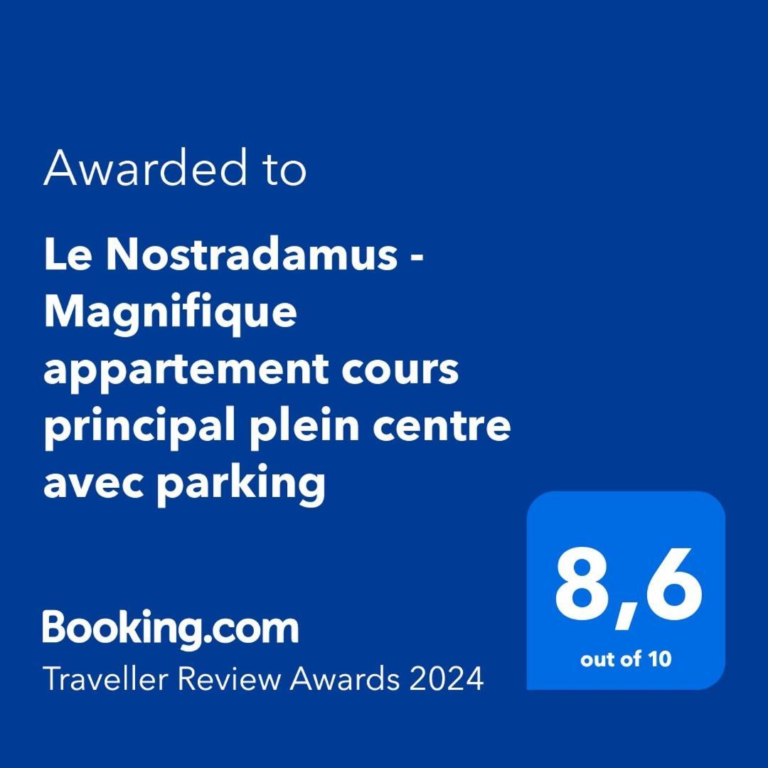 Le Nostradamus - Magnifique Appartement Cours Principal Plein Centre Avec Parking Salon-de-Provence Exteriér fotografie